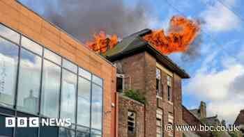 Preston city centre fire at ex-hospital prompts investigation