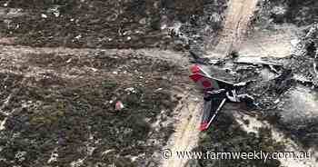 Pilots escape burning firebomber through cockpit window after crash