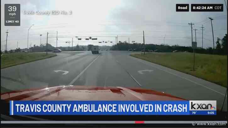 VIDEO: ATCEMS on-board video shows crash at north Austin intersection