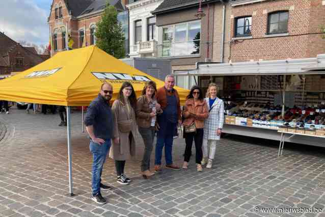 N-VA voert actie op markt