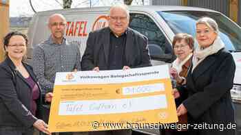VW-Belegschaft spendet 31.000 Euro an die Gifhorner Tafel