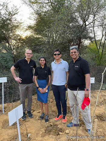 Ulmer Unternehmen ZwickRoell unterstützt Umweltprojekt in Indien mit 500 Bäumen