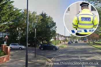 Wembley road closed after car overturns in rush hour