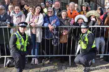 Extra police officers on duty in York for King's Coronation weekend