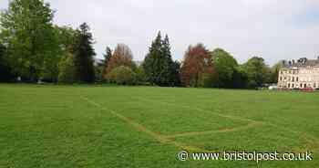 Shocked locals spot '30 foot' phallus mown into Bath's Royal Crescent days before coronation