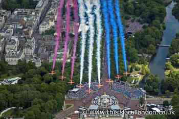 Kings Coronation London flypast route: When you can see the Red Arrows