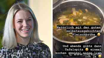 „Einmal kochen, zweimal essen, lieb ich ja“: Miriam Neureuther teilt alten Küchentrick