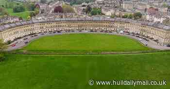 Vandals mow giant penis into Royal Crescent ahead of Coronation
