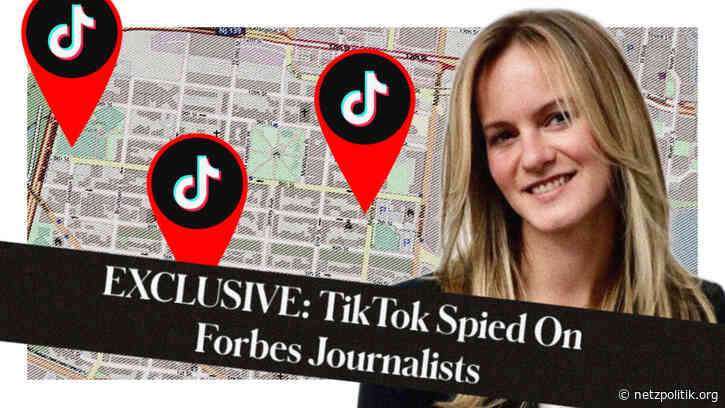 Journalist under surveillance: „TikTok was scared and freaked out“