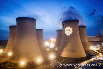 Drax delivers display to mark coronation of King Charles