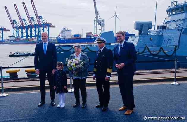 Neue Korvette auf den Namen "Emden" getauft