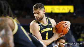 Prized 7-footer Dickinson transfers to Jayhawks