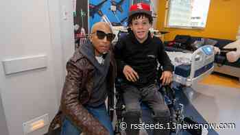 Pharrell makes surprise visit to CHKD