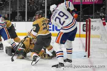 Leon Draisaitl scores four goals, but Oilers drop series-opener 6-4 to Knights