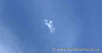 Crown-shaped cloud appears above Hull ahead of Coronation