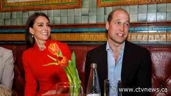 Prince and Princess of Wales take subway on visit to London pub ahead of coronation