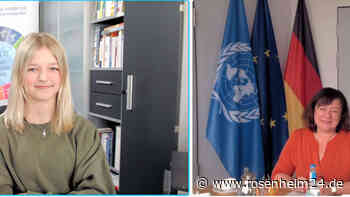 Leni Berreiter aus Tittmoning nahm am Girls Day 2023 im Wahlkreisbüro von Dr. Bärbel Kofler, MdB teil