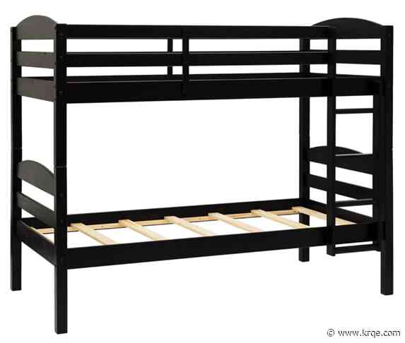 Bunk beds recalled because support slats can break
