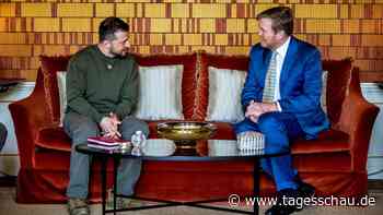 Liveblog zum Nachlesen: ++ Selenskyj trifft niederländischen König ++