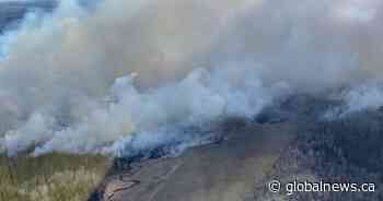 Central Alberta wildfire spurs new evacuation order for Entwistle
