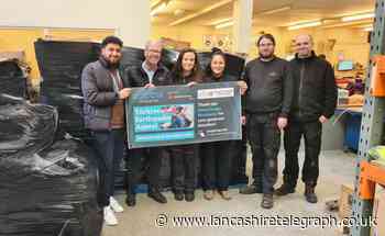Preston based foundation receives large donation of clothing