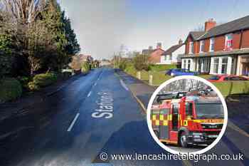 Firefighters tackle outbuilding fire in New Longton