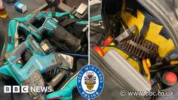 Stolen medical supplies and tools found in boot
