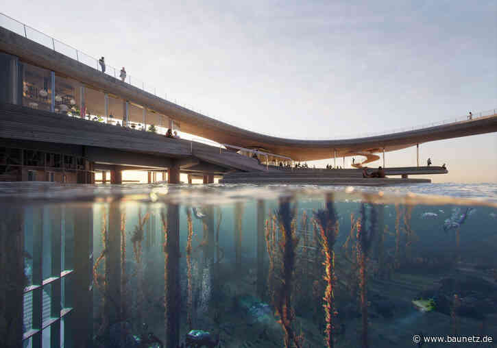 Exklusiver Unterwasserblick in den Fjord - Haptic Architects und Oslo Works planen in Oslo