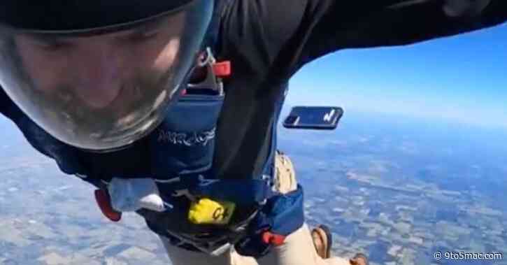 Watch this iPhone survive a 14,000-foot drop in skydiving accident [Video]