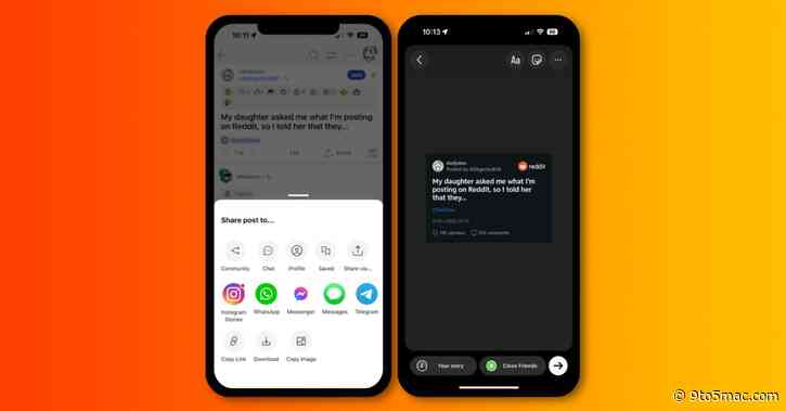 Reddit adds rich previews for content shared in iMessage and Instagram Stories