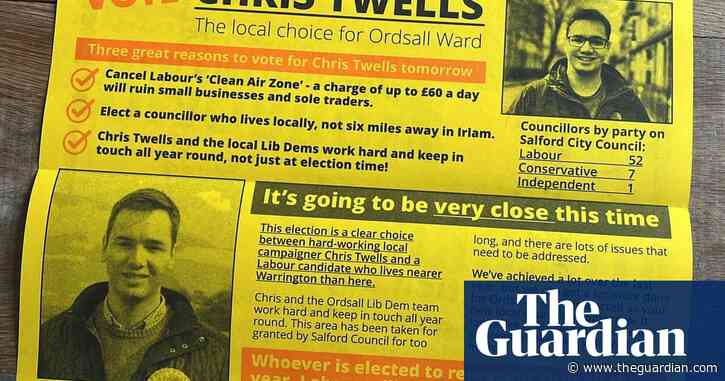 Salford councillor who won second seat 160 miles away says he will resign