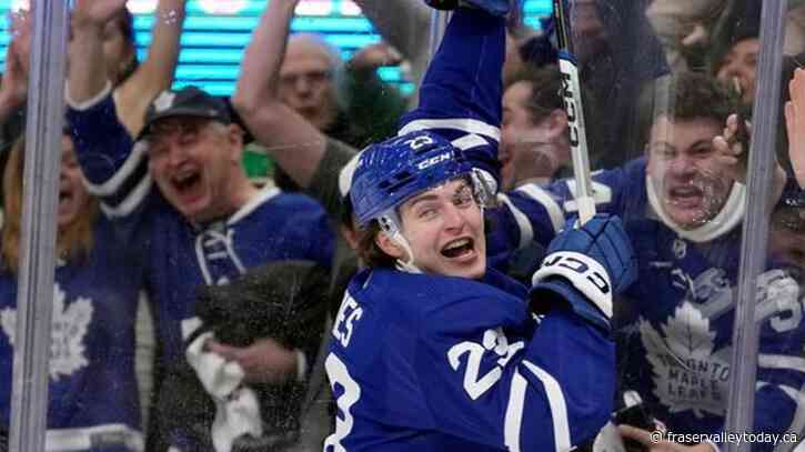 Leafs forward Knies has concussion, unlikely to return in second-round series