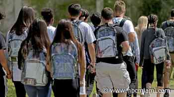 Broward County Public Schools to Only Allow Clear Backpacks Next School Year