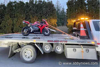 Speeder caught doing 244 km/h in Langley loses bike to cops