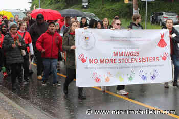 Community members in Nanaimo march for missing and murdered Indigenous women