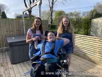 Burnley boy with cerebral palsy has ‘life-changing’ garden revamp