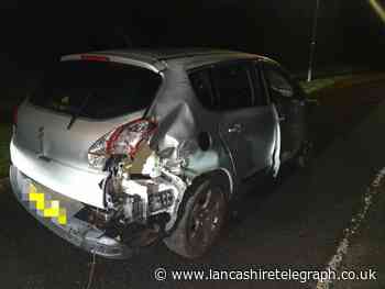 Preston drink driver crashes with HGV while trying to overtake lorry