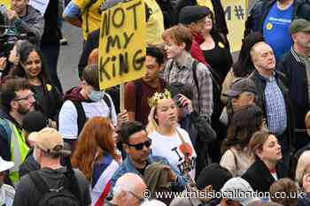 King's Coronation: Republican protesters appear to have been arrested