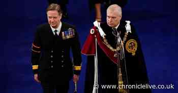 Prince Andrew allowed to wear formal robes for King's Coronation as Prince Harry dons suit