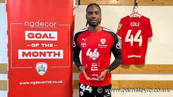DEVANTE COLE AWARDED APRIL RECOGNITION