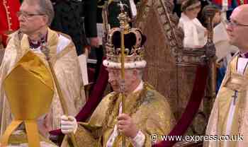 Coronation LIVE: King Charles anointed and crowned with St Edward's Crown