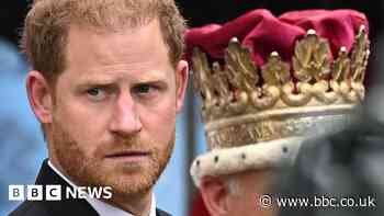 Prince Harry joins royals for Charles' Coronation