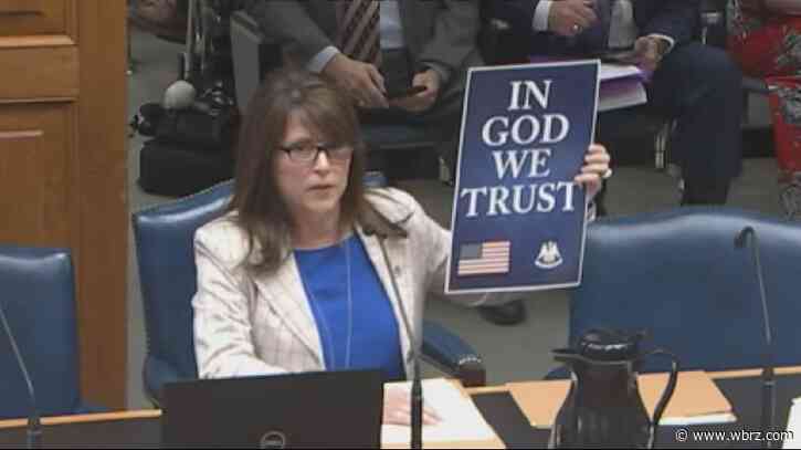 'In God We Trust' could be displayed in each public school classroom in Louisiana, proposed bill says