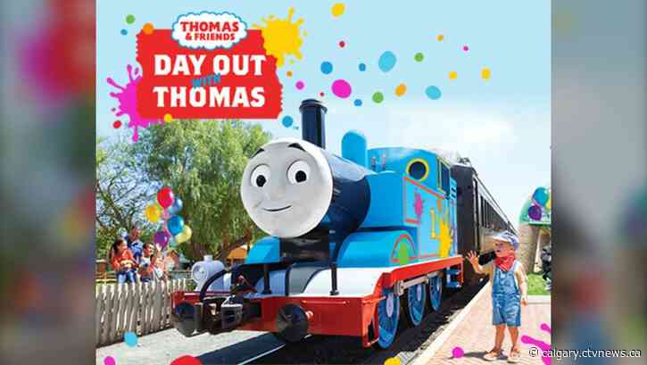 Thomas the Tank Engine pulls into Heritage Park Saturday