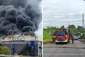 Rainham industrial unit fire was at 'suspected cannabis factory'