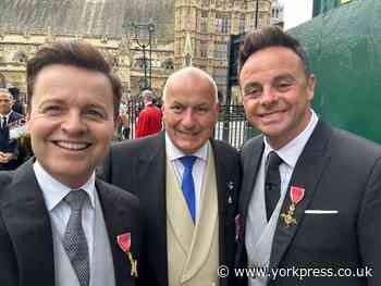 York man Martin's date with King Charles - and with Ant and Dec!