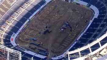 Millions of pounds of dirt dumped into Denver stadium