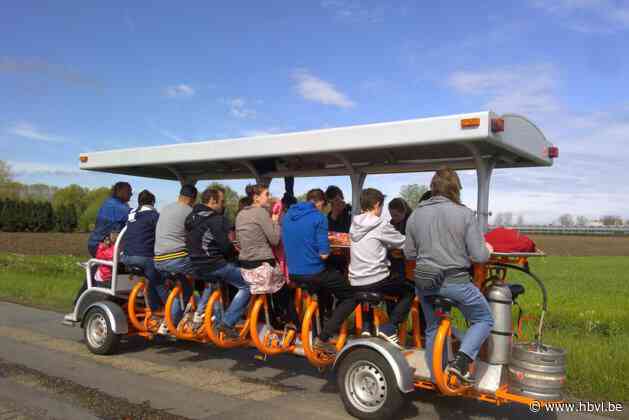 Bierfiets slaat op hol in Ham: vier gewonden