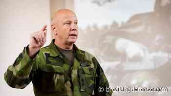 Swedish Army chief on Ukraine, artillery gaps and the need for industry to ‘cooperate’