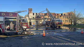 Investigators Search For Cause of Massive Fire at Abandoned Meriden Building
